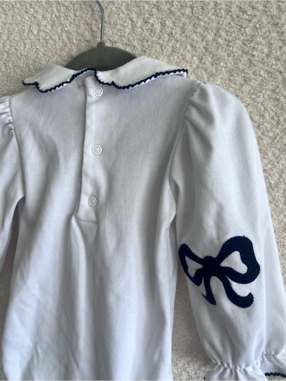 The Beaufort Bonnet Company Kids Infant Emma Elbow Patch Bodysuit Size 12-18 Mon - Picture 11 of 13